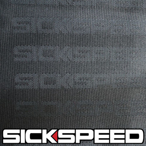 SICKSPEED BLACK FABRIC SEAT CLOTH RECARO/BRIDE/SPARCO FOR RACING SEATS