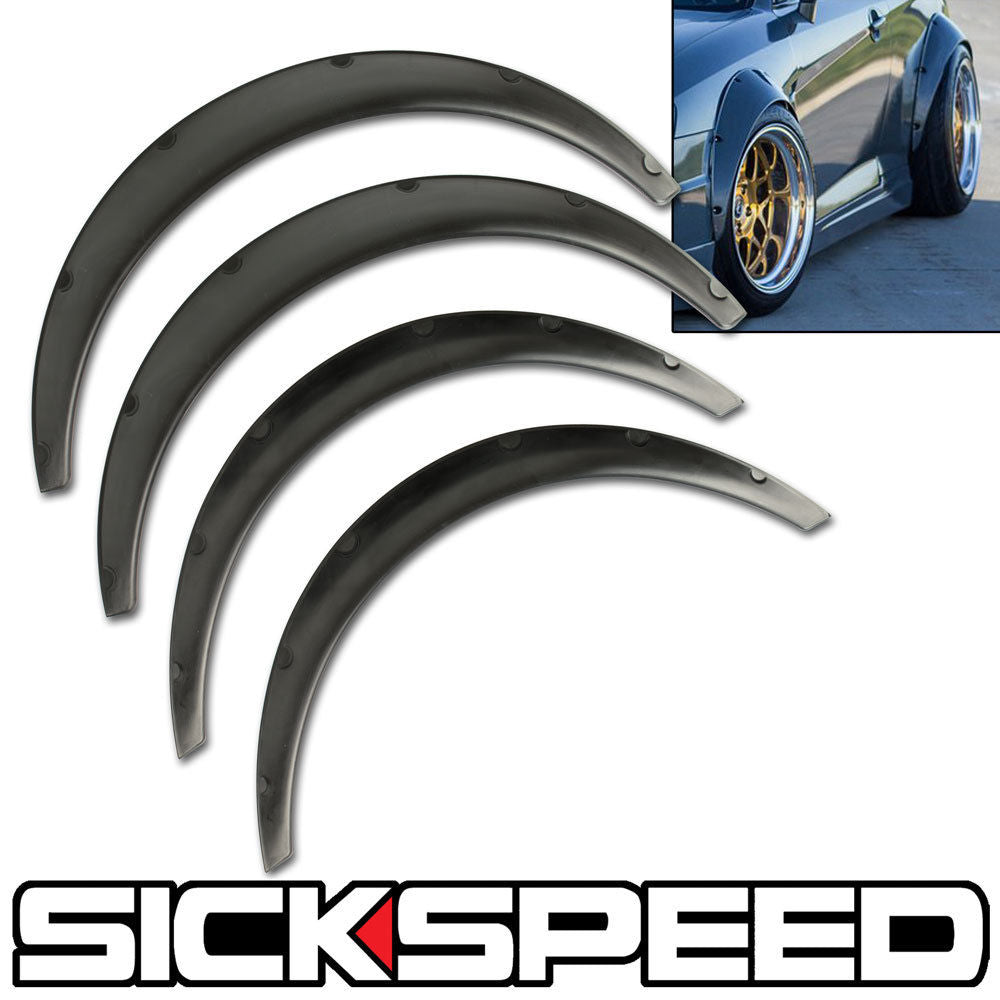 Universal Steel Fender Flares 4-Piece Set – JDM Style, 5” Wide, Weld-On, Scratch-Resistant - View #3