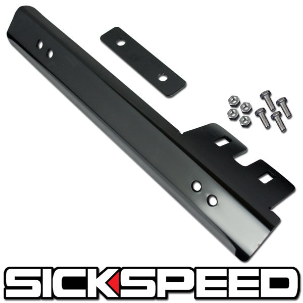 FRONT BUMPER LICENSE PLATE RELOCATION BRACKET Sickspeed