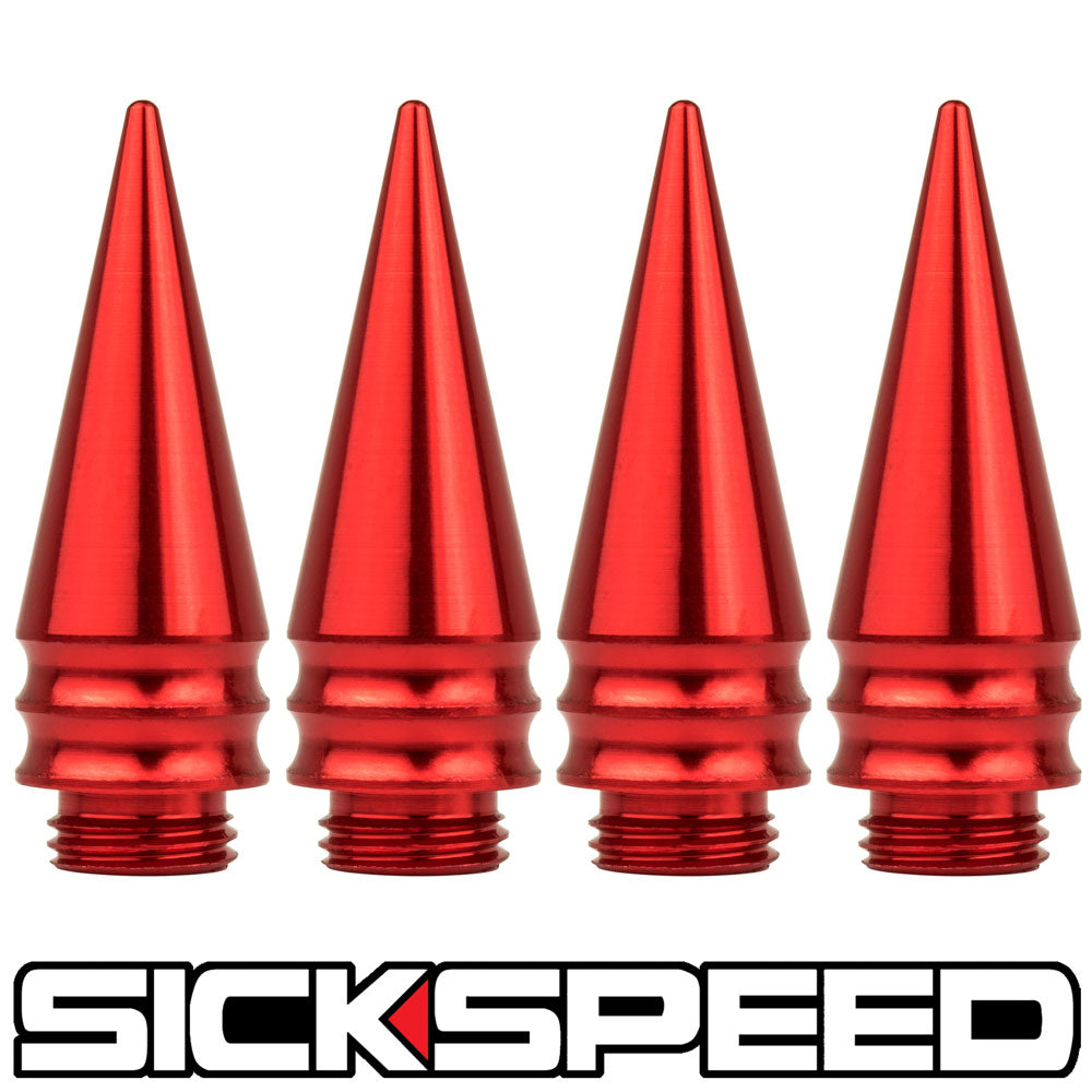 4PC TALL SPIKED CAPS FOR SICKSPEED LUG NUTS ST3 – Sickspeed