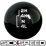 BLACK TRANSFER CASE SHIFT KNOB FOR FORD GEAR SHIFTER 4X4 4WD