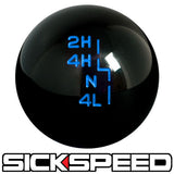 BLACK TRANSFER CASE SHIFT KNOB FOR JEEP YJ TJ JK GEAR SHIFTER