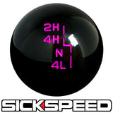 BLACK TRANSFER CASE SHIFT KNOB FOR JEEP YJ TJ JK GEAR SHIFTER