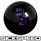 BLACK TRANSFER CASE SHIFT KNOB FOR JEEP YJ TJ JK GEAR SHIFTER