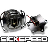 SICKSPEED ZERO-PLAY STEERING WHEEL QUICK RELEASE HUB