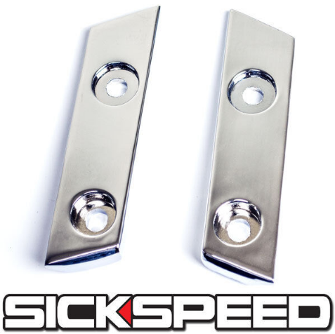 Mazda Miata CHROME HARDTOP LATCH STRIKER PLATES