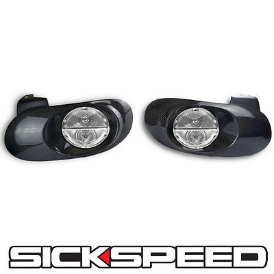 CARBON FIBER TAILLIGHT CONVERSION KIT INSERT FOR MIATA WITH CLEAR LIGHTS NB