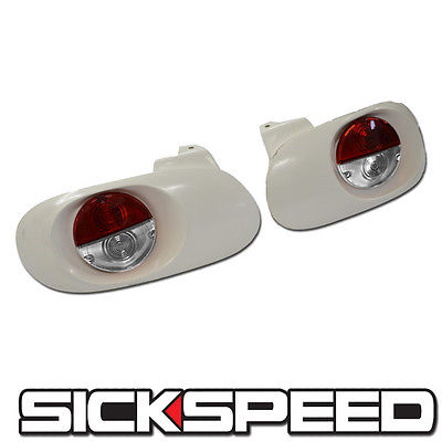 TAILLIGHT CONVERSION KIT INSERT FOR MIATA WITH CLEAR/RED LIGHTS NB WHITE FRP