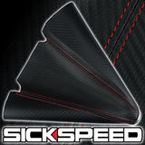 COLORED STICH CARBON FIBER LOOK  BLACK SHIFT BOOT