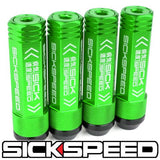 3PC STEEL LUG NUTS 4PC 3/8x24