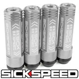 3PC STEEL LUG NUTS 4PC 7/16x20