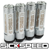 3PC STEEL LUG NUTS 4PC 12x1.5