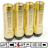 3PC STEEL LUG NUTS 4PC 3/8x24