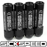 3PC STEEL LUG NUTS 4PC 3/8x24