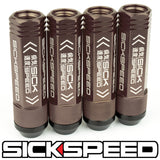 3PC STEEL LUG NUTS 4PC 7/16x20