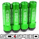 3PC STEEL LUG NUTS 4PC 3/8x24