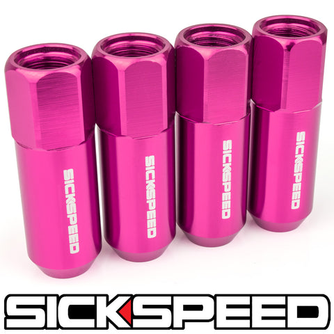 60MM ALUMINUM LUG NUTS 4PC 12X1.5 Sickspeed