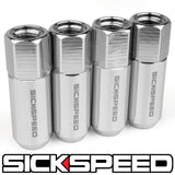 60MM ALUMINUM LUG NUTS 4PC 14X1.5