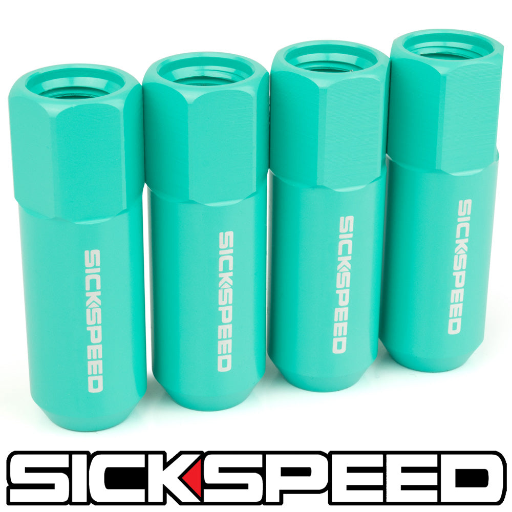 60MM ALUMINUM LUG NUTS 4PC 12X1.25 Sickspeed