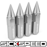 60MM ALUMINUM LUG NUTS 4PC 14X1.5