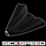 COLORED STICH CARBON FIBER LOOK  BLACK SHIFT BOOT