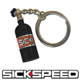 NITROUS OXIDE BOTTLE KEYCHAIN UNIVERSAL