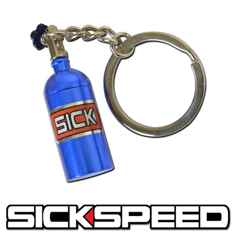 NITROUS OXIDE BOTTLE KEYCHAIN UNIVERSAL Sickspeed