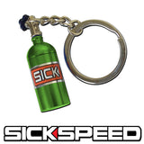 NITROUS OXIDE BOTTLE KEYCHAIN UNIVERSAL