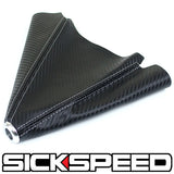 COLORED STICH CARBON FIBER LOOK  BLACK SHIFT BOOT