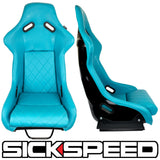 GAIJIN V1 LEATHER DIAMOND STITCH RACING SEATS