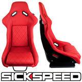 GAIJIN V1 LEATHER DIAMOND STITCH RACING SEATS