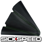 COLORED STICH CARBON FIBER LOOK  BLACK SHIFT BOOT