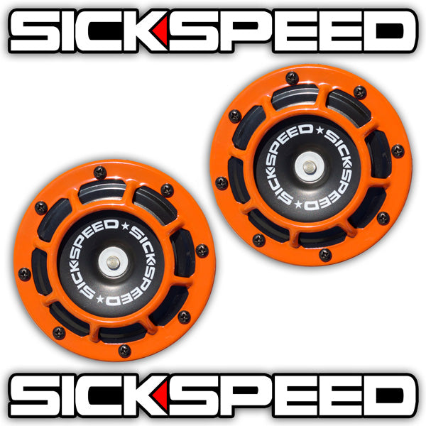 thumbnail image 2 of SICKSPEED 2-Piece Super Loud Compact Blast Tone Horns With Harness, Blue 2 of 5