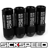 3PC STEEL LUG NUTS 4PC 3/8x24