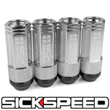 3PC STEEL LUG NUTS 4PC 3/8x24