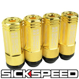 3PC STEEL LUG NUTS 4PC 3/8x24