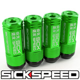 3PC STEEL LUG NUTS 4PC 3/8x24