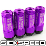 3PC STEEL LUG NUTS 4PC 3/8x24