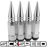 3PC STEEL LUG NUTS 4PC 3/8x24