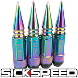 3PC STEEL LUG NUTS 4PC 3/8x24