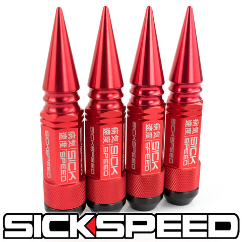 3PC STEEL LUG NUTS 4PC 9/16x18