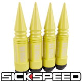 3PC STEEL LUG NUTS 4PC 3/8x24