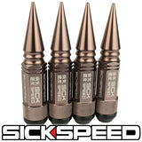 3PC STEEL LUG NUTS 4PC 3/8x24