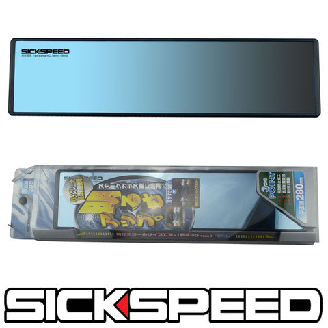 PANORAMA CLIP ON GLASS REAR VIEW MIRROR 300MM UNIVERSAL