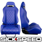 GAIJIN V1 LEATHER DIAMOND STITCH RECLINING SEATS