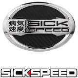 CARBON FIBER SICKSPEED EMBLEM BADGE TRUNK OR HOOD