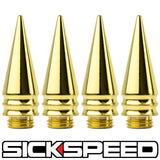 4PC TALL SPIKED CAPS FOR SICKSPEED LUG NUTS ST3