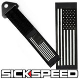 HIGH STRENGTH RACING TOW STRAP WITH INTERCHANGEABLE FLAGS