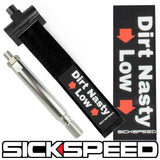 SCREW MOUNT HIGH STRENGTH RACING TOW STRAP WITH INTERCHANGEABLE BADGES