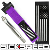 SCREW MOUNT HIGH STRENGTH RACING TOW STRAP WITH INTERCHANGEABLE FLAGS